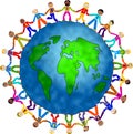 Global men Royalty Free Stock Photo