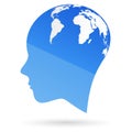 Global mind Royalty Free Stock Photo