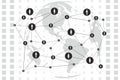 Global Network Concept Networks Business