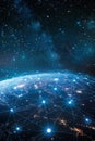Global Network Connection Concept with Digital Nodes