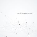 Global network connection. Network and big data visualization background. Futuristic global business. Vector Royalty Free Stock Photo