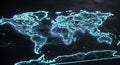 Global Network Connectivity Map Royalty Free Stock Photo