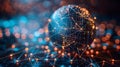 Global Network Connectivity: A Symbol of Digital Integration. Concept Digital Transformation, Tech Royalty Free Stock Photo
