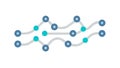 Global Network Data Points Connection, vector design Generative AI Royalty Free Stock Photo