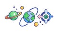 Global Network Key Icon for Interconnected Worlds and Data Flow, vector design Generative AI Royalty Free Stock Photo