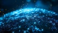 Global network showcasing digital data and modern financial systems in connected world. Concept Royalty Free Stock Photo