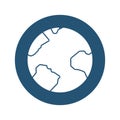 Global network Vector icon which can easily modify or edit Royalty Free Stock Photo