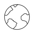 Global network Vector icon which can easily modify or edit Royalty Free Stock Photo