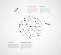 Global networking infographic Royalty Free Stock Photo