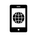 Global networking Vector icon which can easily modify or edit Royalty Free Stock Photo