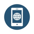 Global networking Vector icon which can easily modify or edit Royalty Free Stock Photo