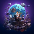 Global online odyssey commemorating international internet day