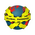 Global pandemic concept