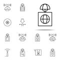 global premise icon. Drones icons universal set for web and mobile