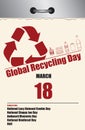 Global Recycling Day Royalty Free Stock Photo