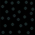 Global relocation line outline icon seamless pattern black