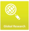 Global Research Isolated Vector icon that can easily modified or edit. Royalty Free Stock Photo