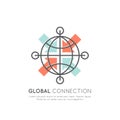 Global Secure Network Connection via World Wide Web, Data Transfer Sync, Isolated Object
