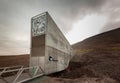 Global Seed Vault near Longyearbyen - the most Northern settlement in the world. Svalbard, Norway