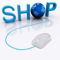 Global Shopping Royalty Free Stock Photo