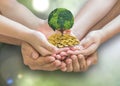 Global sustainable investment fund with environment, social, governance (ESG) and CSR policy concept Royalty Free Stock Photo