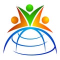 Global team Royalty Free Stock Photo