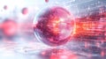 Global Tech Sphere Royalty Free Stock Photo