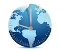 Global time concept Royalty Free Stock Photo