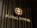 Global Tower Logo Sign