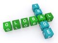 Global trade sign Royalty Free Stock Photo