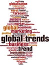 Global trends word cloud