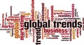 Global trends word cloud