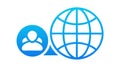Global User Network, International Connection, vector design Generative AI Royalty Free Stock Photo