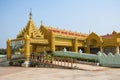 The Global Vipassana Pagoda. Meditation Hall near Gorai, North-west of Mumbai Royalty Free Stock Photo