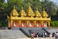 The Global Vipassana Pagoda. Meditation Hall near Gorai, North-west of Mumbai Royalty Free Stock Photo