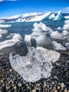 global warming causing ice to melt Royalty Free Stock Photo