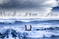 Global warming and extreme weather concept Royalty Free Stock Photo