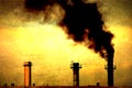 Global Warming / industrial pollution Royalty Free Stock Photo