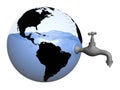 Global Water Reserve Royalty Free Stock Photo