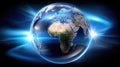 Global web day: cyber domain, network gateway, hyperlink node, coding interface, online function, internet archive Royalty Free Stock Photo