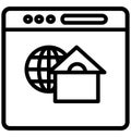 Global website Isolated Vector Icon that can be easily modified or edit
