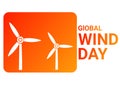 Global Wind Day Illustration