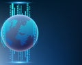 Global world cloud data transmission network line quality system