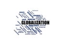 GLOBALIZATION - word cloud wordcloud - terms from the globalization, economy and policy environment