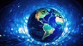 globalization world internet background