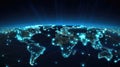 globalization world internet background