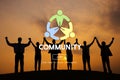 Globalized Community Unity Connection Network Concept Royalty Free Stock Photo