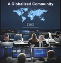 Globalized Community Unity Connection Network Concept Royalty Free Stock Photo