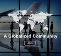 A Globalized Community Worldwide Connection Network Concept