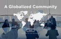 A Globalized Community Worldwide Connection Network Concept Royalty Free Stock Photo